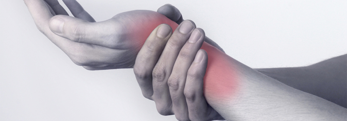 Chiropractic Delray Beach FL Carpal Tunnel Pain Indicated In Red